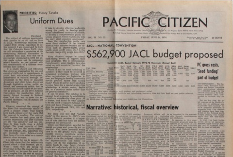 Pacific Citizen, Vol. 78, No. 23 (June 14, 1974) (ddr-pc-46-23)