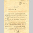 Letter from Raymond R. Best, Project Director, Tule Lake Center, to Takaichi Tsukamoto, August 26, 1943 (ddr-csujad-55-1291)