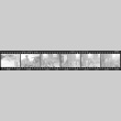 Negative film strip for Farewell to Manzanar scene stills (ddr-densho-317-142)
