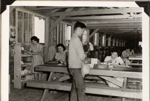 Library at Poston (ddr-densho-587-84)