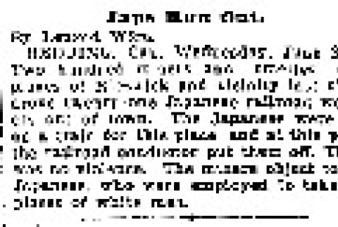 Japs Run Out. (June 27, 1900) (ddr-densho-56-13)