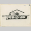 Mourners at a funeral (ddr-densho-37-1829)
