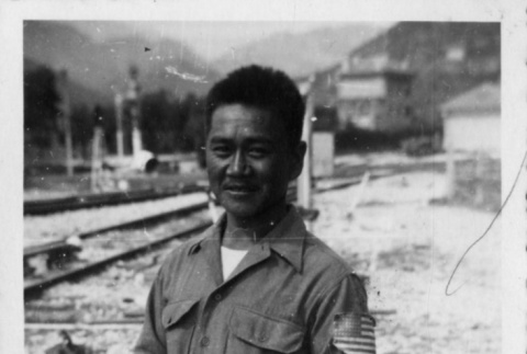 [Man in military uniform] (ddr-csujad-1-38)