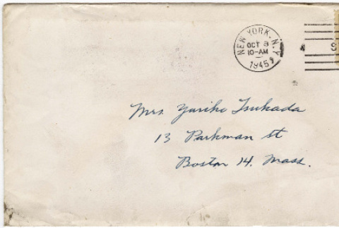 Letter to Yuri Tsukada from Richard Tsukada (ddr-densho-356-533)