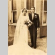 A couple posing for their wedding portrait (ddr-njpa-4-2064)