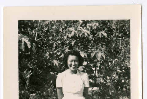 Woman in orchard field (ddr-densho-475-194)