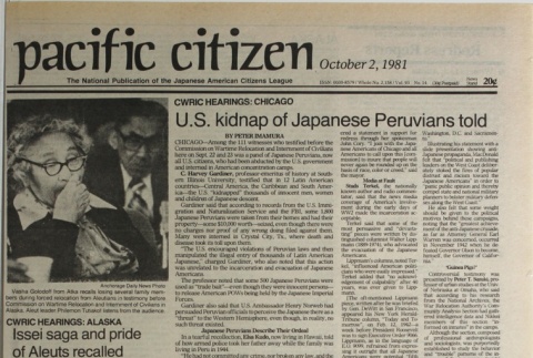 Pacific Citizen, Whole No. 2158, Vol. 93, No. 14 (October 2, 1981) (ddr-pc-53-39)