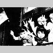 Children waving goodbye (ddr-densho-34-4)