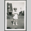 Photo of a child holding a bag (ddr-densho-483-720)
