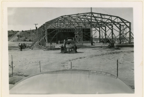 Frame for Butte auditorium (ddr-densho-37-1038)