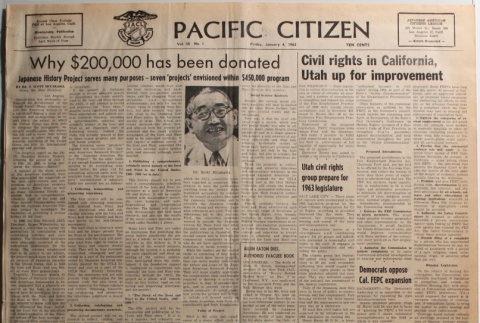 Pacific Citizen, Vol. 56, No. 1 (January 4, 1963) (ddr-pc-35-1)