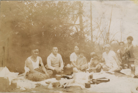 Picnic in the forest (ddr-densho-348-78)