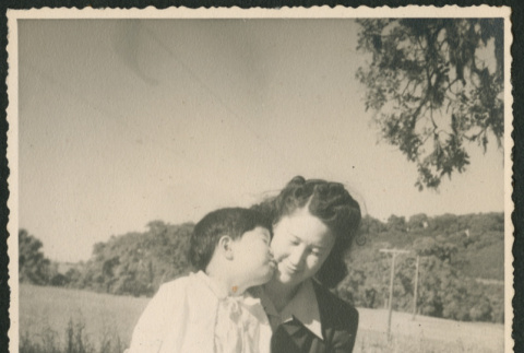 Mrs. Miyaki - Bobby (ddr-densho-378-1058)