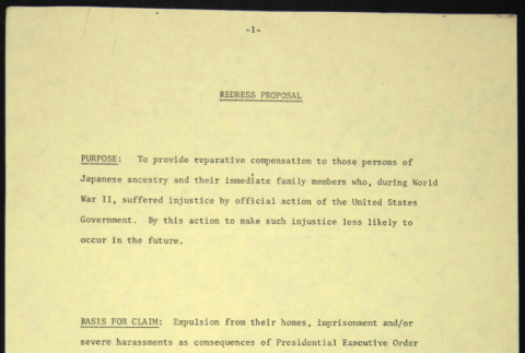 Redress Proposal (ddr-chijacl-1-43)