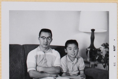 Hardy Shiomi  with William Shiomi (ddr-densho-522-529)
