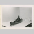 Port side view of South Dakota ship model (ddr-densho-37-1365)