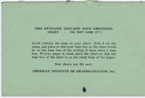 Emotional Chart Envelope (ddr-densho-335-405)