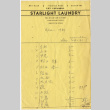 Payroll lists and accounting lists on Starlight Laundry receipts (ddr-densho-423-305)