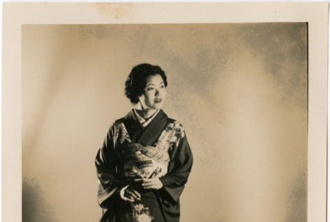 Portrait of woman in kimono (ddr-densho-426-1879)