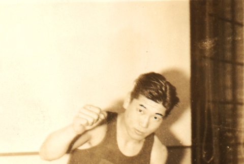 Eikichi Nagamatsu, an Olympic boxer (ddr-njpa-4-1524)