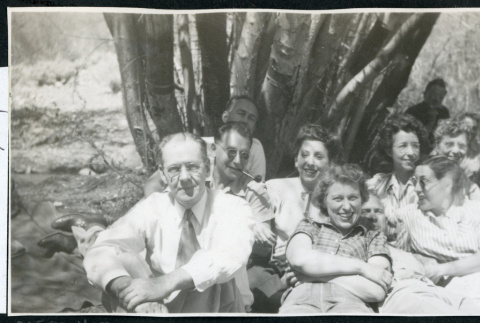 Photograph of a group of people, including David Stingley (ddr-csujad-47-273)