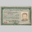 United States War Relocation Authority Citizen's indefinite Leave Card for Robert Masao Yamasaki (ddr-densho-484-45)