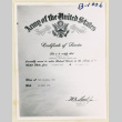 Certificate of service for Takeshi Abo (ddr-densho-37-1985)