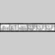 Negative film strip for Farewell to Manzanar scene stills (ddr-densho-317-180)