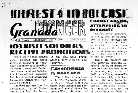Granada Pioneer Vol. III No. 28 (February 7, 1945) (ddr-densho-147-241)