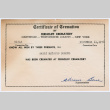 Certificate of Cremation (ddr-densho-329-1268)