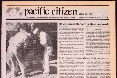 Pacific Citizen, Vol. 98, No. 24 (June 22, 1984) (ddr-pc-56-24)