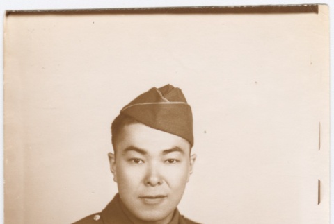 Man in army uniform (ddr-densho-332-10)