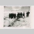 A group of men with walking sticks on Mt. Rainier (ddr-densho-353-401)