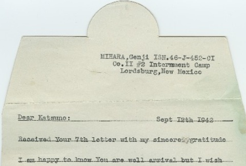 Letter from Issei man to wife (September 12, 1942) (ddr-densho-140-132)