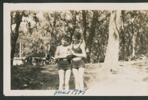 two people in swimsuits (ddr-densho-378-650)