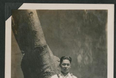 man with a saxophone (ddr-densho-378-516)