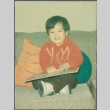 Boy sitting on sofa (ddr-densho-523-558)