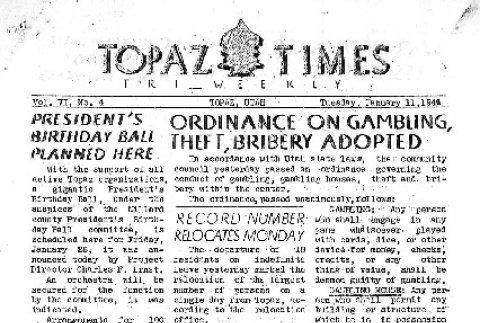 Topaz Times Vol. VI No. 4 (January 11, 1944) (ddr-densho-142-259)