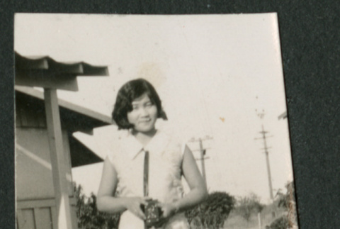 girl outside (ddr-densho-378-693)