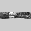 Panorama of large group outside building (ddr-ajah-3-235)