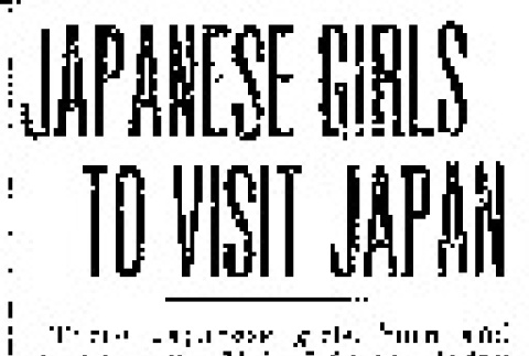 Japanese Girls to Visit Japan (April 11, 1938) (ddr-densho-56-483)