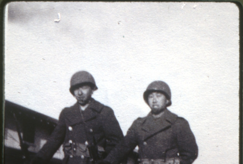 Two soldiers with rifles (ddr-densho-1007-690)