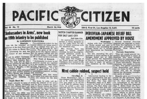The Pacific Citizen, Vol. 38 No. 13 (March 26, 1954) (ddr-pc-26-13)