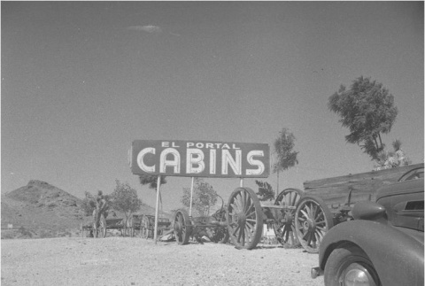 Cabin sign (ddr-densho-153-317)