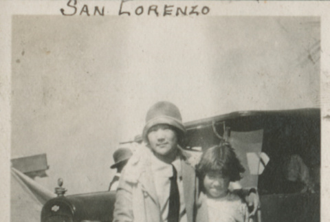 Photograph: Unnamed child and young woman at the 1926 San Lorenzo Picnic (ddr-densho-357-58-mezzanine-d2489c4386)