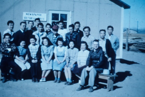 Camp newspaper staff (ddr-densho-160-91)