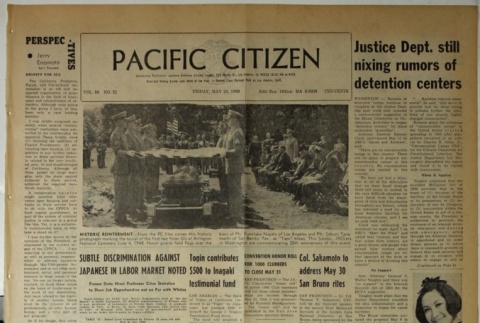 Pacific Citizen, Vol. 66, No. 21 (May 24, 1968) (ddr-pc-40-21)