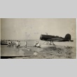 The Lindbergh's plane at dock (ddr-njpa-1-1182)