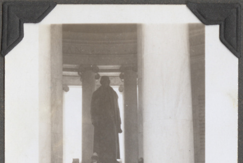 Men visiting the Jefferson Memorial (ddr-densho-466-175)