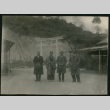 Group poses at shrine (ddr-densho-359-851)